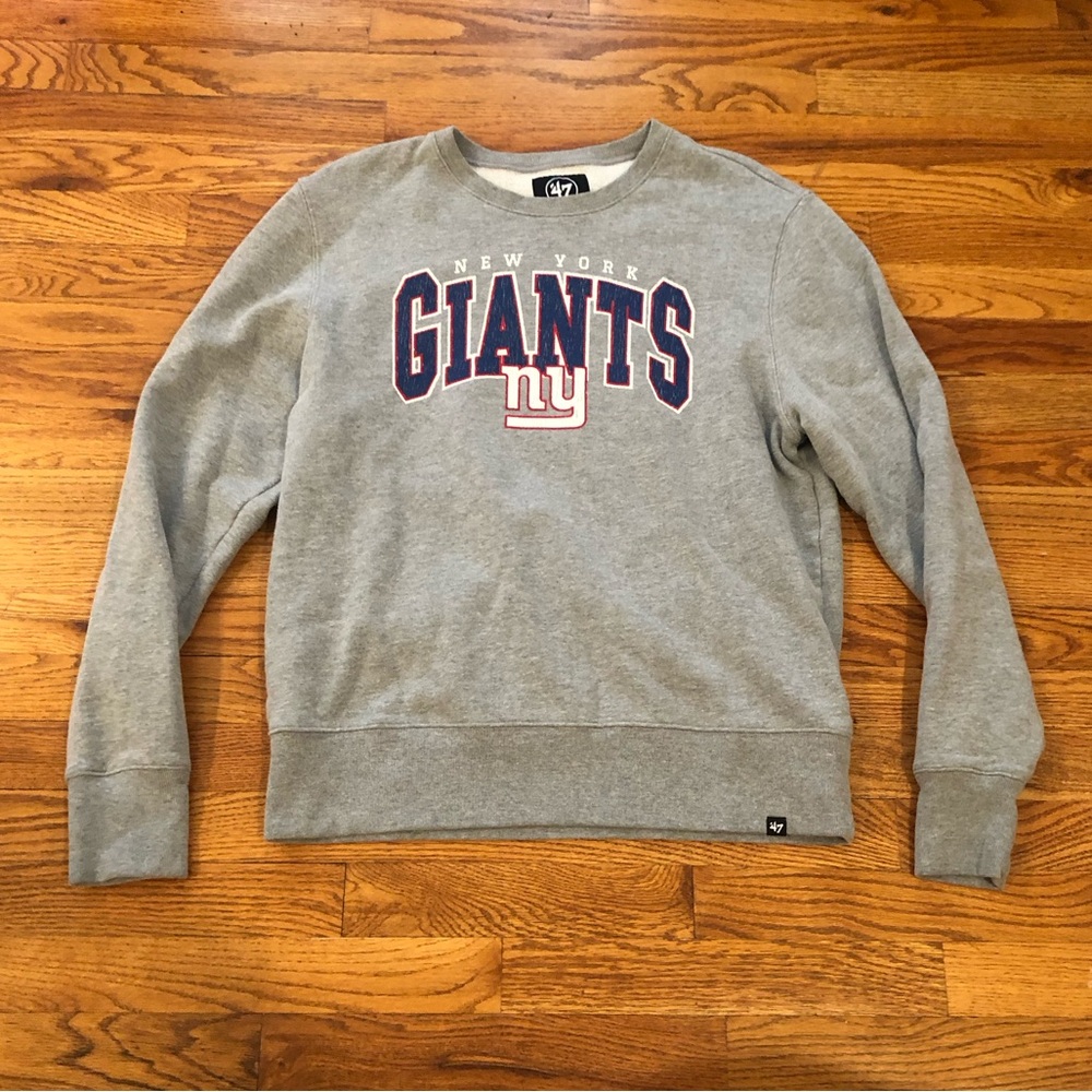 47 Brand Gray New York Giants Sweatshirt